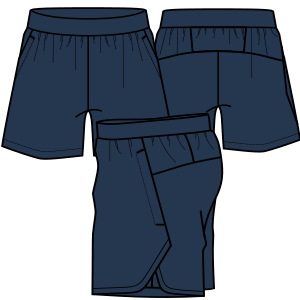 Fashion sewing patterns for MEN Shorts Sport Short 9312